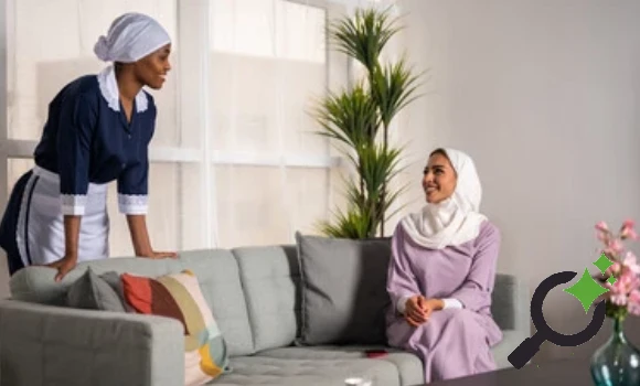 شغالات السنغال تساعد في أعمال تنظيف المنزل وترتيب الغرف وإنجاز المهام المنزلية اليومية.